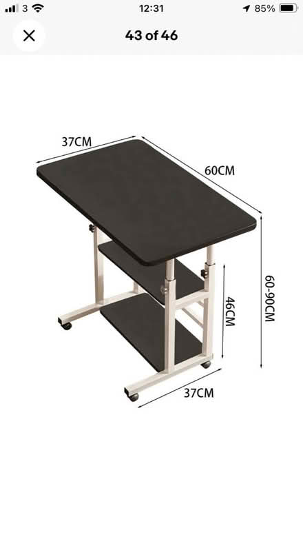 Photo of free White bed/side coffee table (Wivenhoe CO7) #3