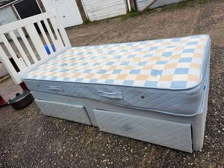 Photo of free Single bed frame and mattress (Bognor Regis PO21) #3