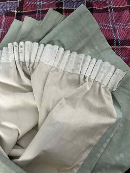 Photo of free Lined light green curtains (Oakwood road ME16 8) #1