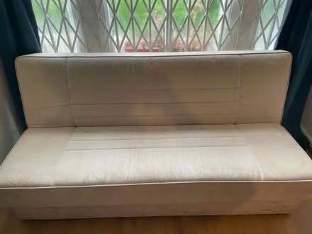 Photo of free Beige click clack sofa bed (London, Dalston E8) #2
