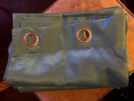 Photo of free Turquoise Curtains x4 (Liverpool L13) #1