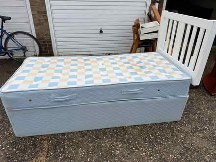 Photo of free Single bed frame and mattress (Bognor Regis PO21) #1