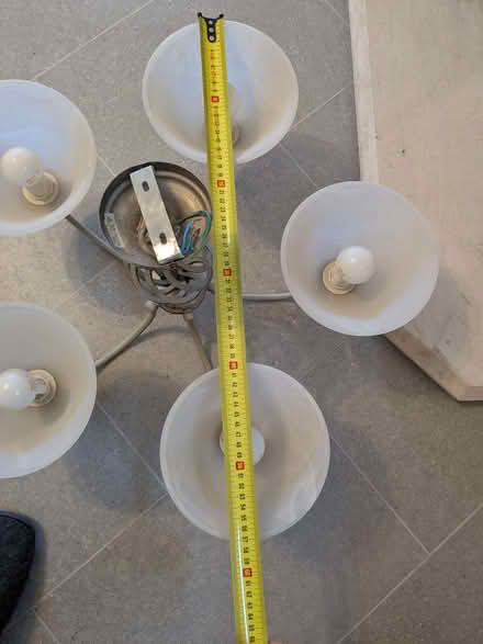 Photo of free Ceiling light, 5 bulbs (Bare LA4) #2