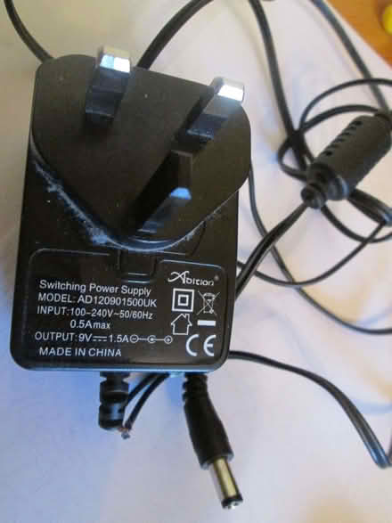 Photo of 9v 1.5A Adaptor (Bowness on Windermere LA23) #1