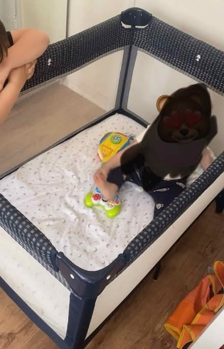 Photo of free Travel cot with mattress (Isleworth) #1