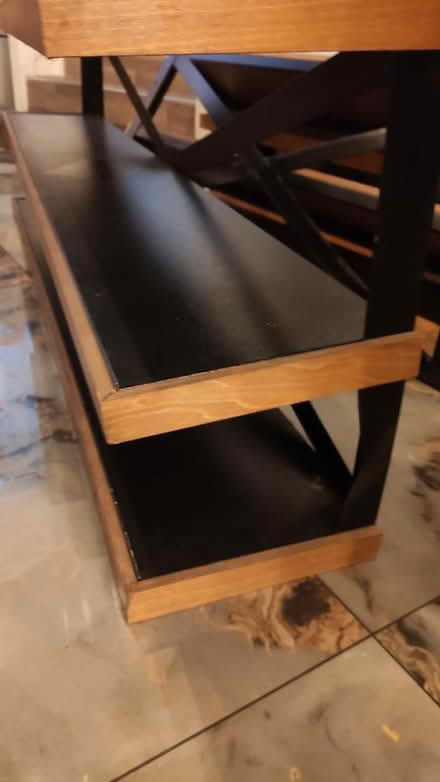 Photo of free tall wood shelves (4 griffin centre KT11JT) #3