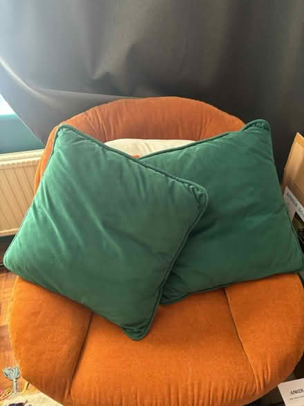 Photo of free 6 x Green Throw Cushions (SL6 Maidenhead) #4