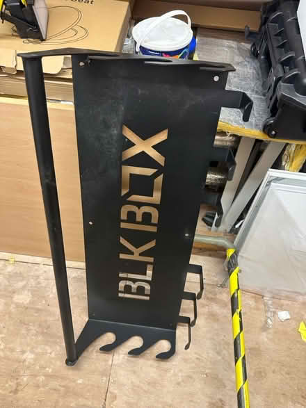 Photo of free Large metal shelf / rack (E17JF) #2