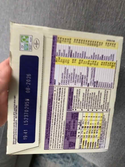 Photo of free Formula milk (Harborne B17) #4