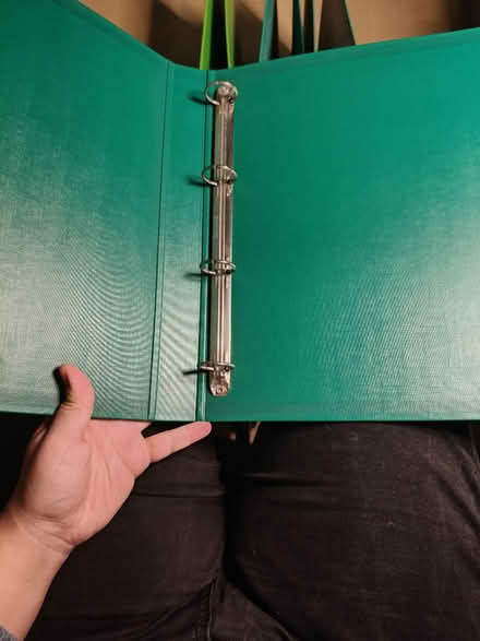 Photo of free 4 green A4 ringbinders (Richmond TW9) #3
