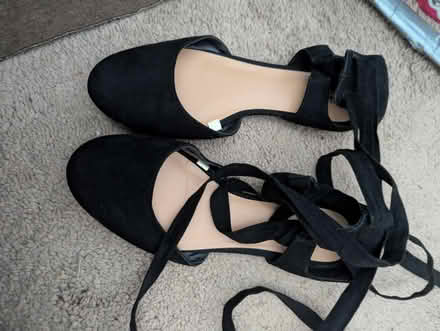 Photo of free Size 6 women's tie up flats (Leedom, Ridley park) #1