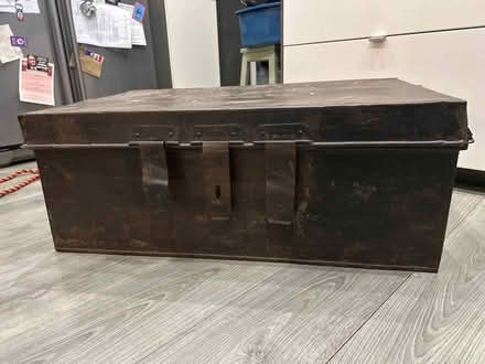Photo of free Large metal trunk (Kenilworth CV8) #3