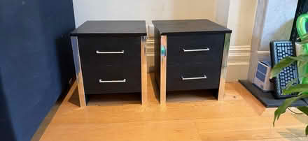 Photo of free 2x double black drawer set (SW12) #1