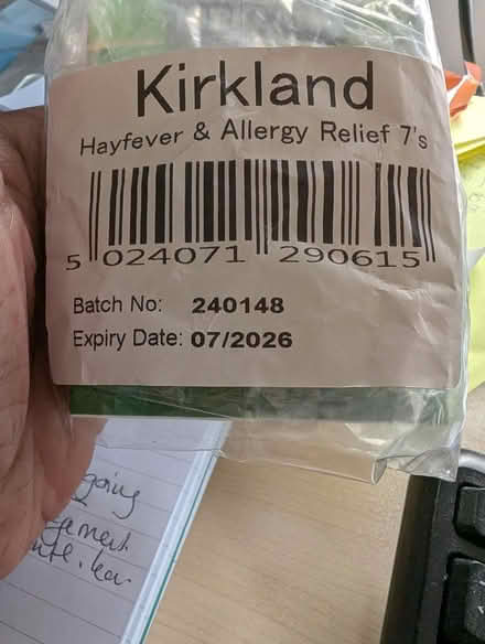 Photo of free Hayfever tablets (MK42) #2