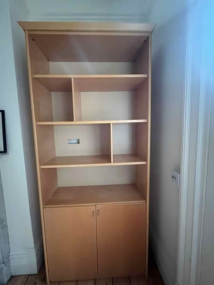 Photo of free Wooden Beech Veneer shelves (Near the railway station CB1) #1