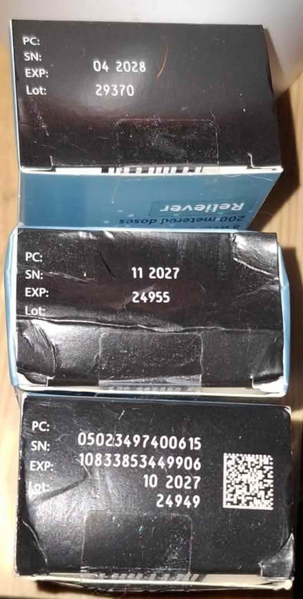 Photo of free Blue Asthma (Salamol) Inhaler (Kieghley BD21) #2