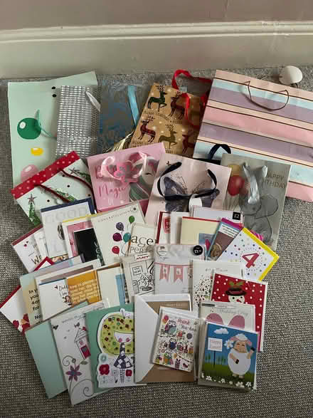 Photo of free Selection of cards and gift bags (Bear Flat) #1