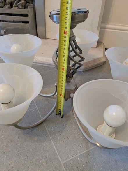 Photo of free Ceiling light, 5 bulbs (Bare LA4) #3
