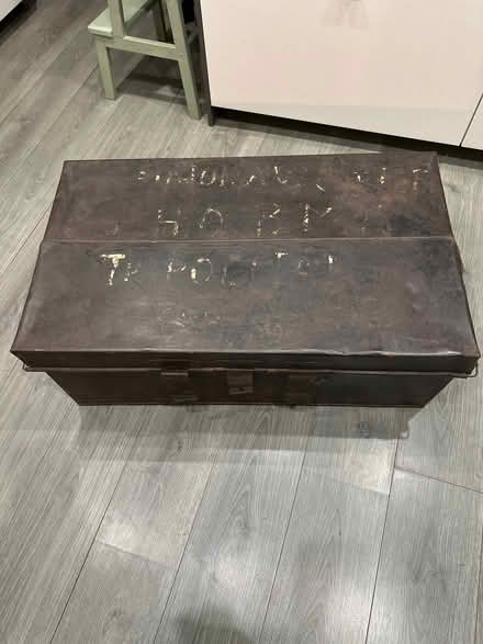 Photo of free Large metal trunk (Kenilworth CV8) #1