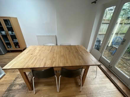 Photo of free Wooden kitchen dining table/chairs (SE5) #3