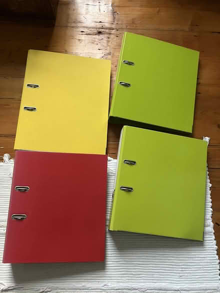 Photo of free A4 ring binders (Old Town TN34) #1
