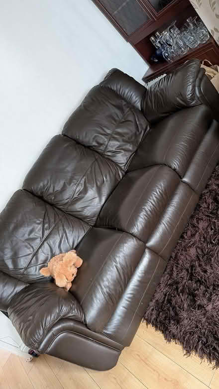 Photo of free Tall wooden wardrobe 3/2 sofas (Ashton Under Lyne OL6 9NZ) #2