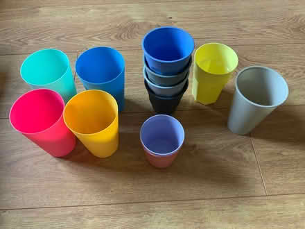 Photo of free Sturdy plastic cups/tumblers (Riseley, Bedford) #2