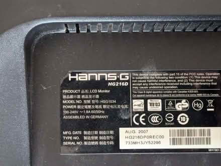 Photo of free 22" VGA LCD Monitor (Dean Court OX2) #4