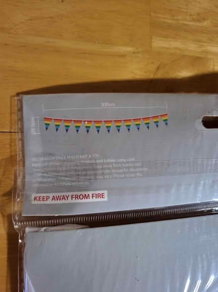 Photo of free Rainbow bunting. Brand new (Ballyclare BT39) #3
