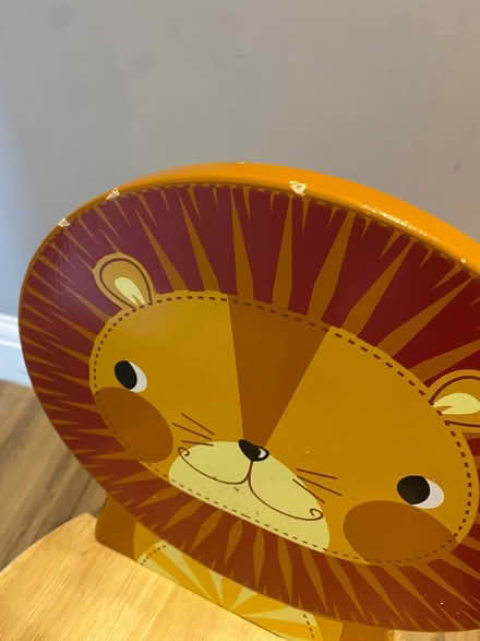 Photo of free Childrens Wooden Lion Chair (Horndon SS17) #4