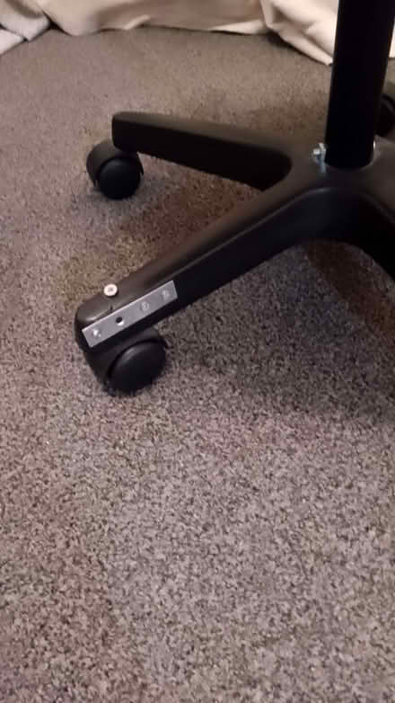 Photo of free Red typist/office desk chair (West Haddon NN6) #2