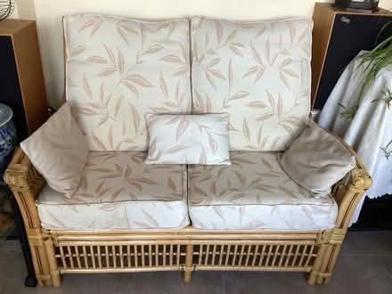 Photo of free 2 Seater Rattan Conservatory Chair (South Beddington SM6) #1