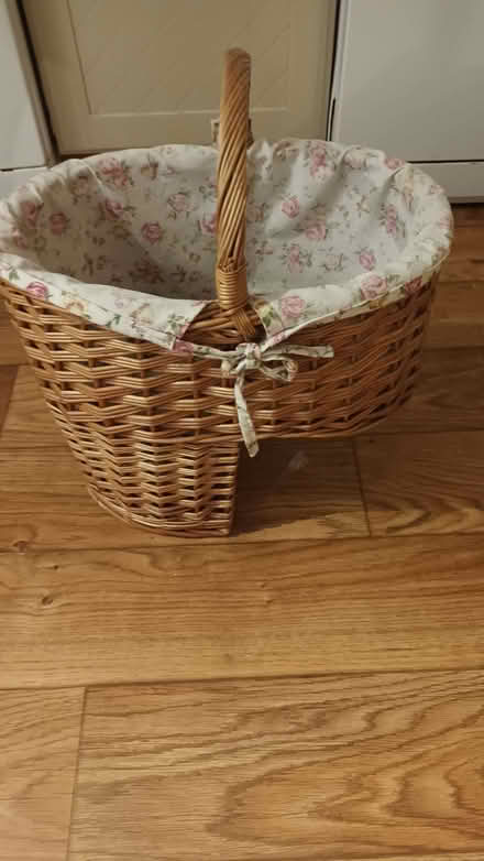 Photo of free Ornate lamp with red shade (Humphrey's End GL5) #2