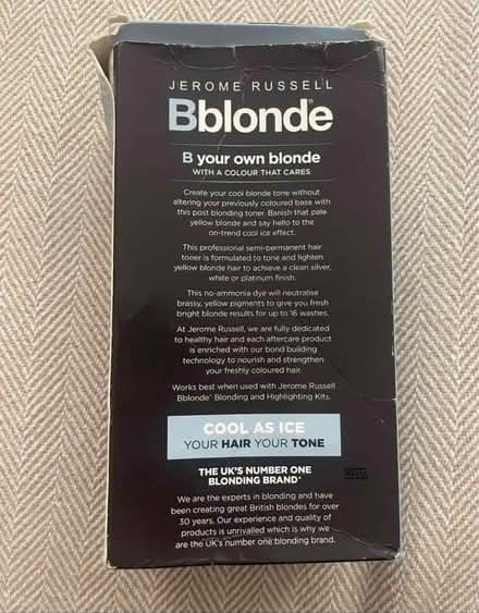 Photo of free Brand New Hair Toner (SW11) #3