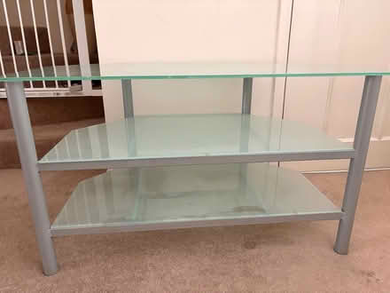 Photo of free Glass TV stand (Orpington, BR6) #1