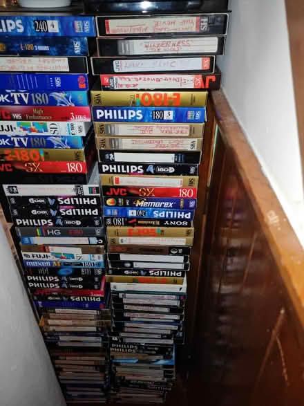 Photo of free Almost 100 used VHS video tapes (Shooters hill SE3) #1