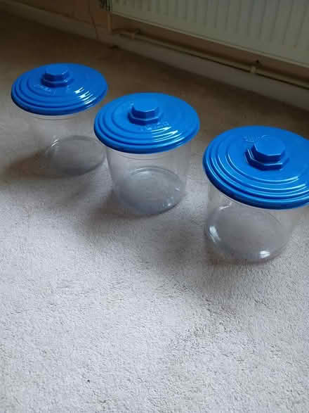 Photo of free Empty Plastic Containers x 3 (Sheffield Northern General S5) #1