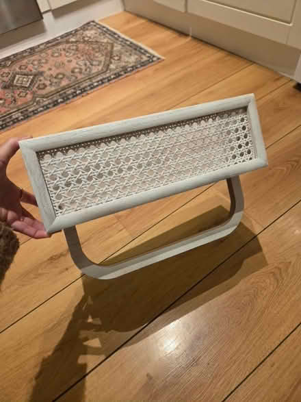 Photo of free Rattan shelf towel holder (TF5 Admaston) #2