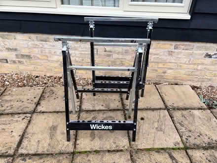 Photo of free Pair of sawhorses (Guilden Morden SG8) #1