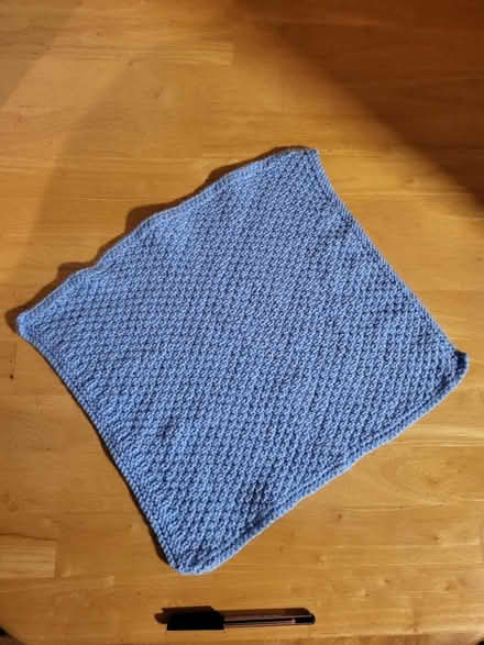 Photo of free Hand knitted baby blanket & scarf (Ballyclare BT39) #2