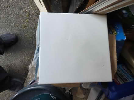 Photo of free Whte wall tiles 7.9 x 7.9 inches (Totton SO40 3HT) #1