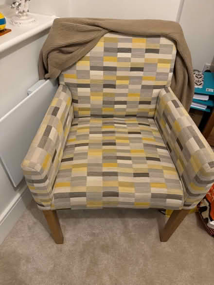 Photo of free Pair of Comfy Armchairs with Covers (SL9 8EL) #1