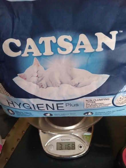 Photo of free 3kg CATSAN Cat litter. Hygiene Plus (Sidcup DA14) #1