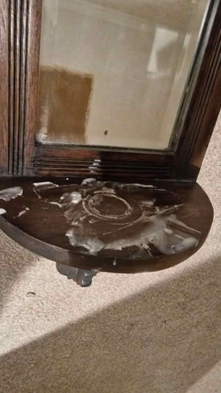 Photo of free Mirrored wooden candle holder (Kirk Hallam DE7) #1