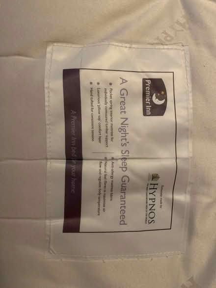 Photo of free Hypnos Pillow Top Double Mattress (North Tonbridge TN10) #3