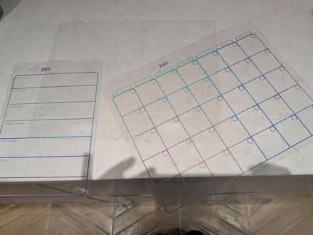 Photo of free Plastic wipeable monthly and weekly planners (Springfield CM1) #1