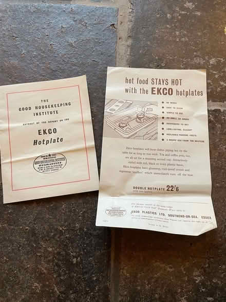 Photo of free Vintage Ekco double hot plate (Glasbury HR3) #2