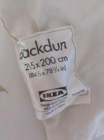 Photo of free IKEA Feather and Down Double Duvet (Ditchling Common BN6) #1