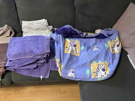 Photo of free A selection of towels and carrier (Ladygrove Didcot OX11) #2