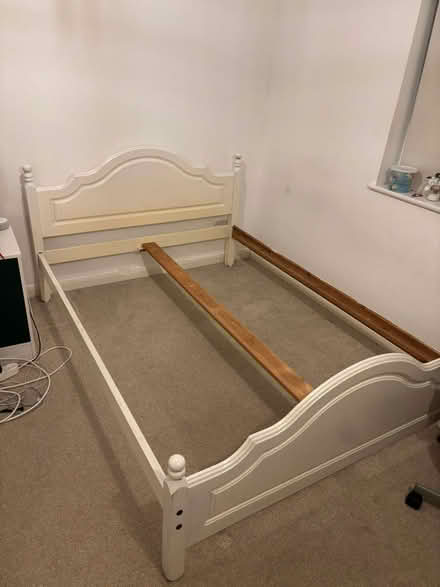 Photo of free Wooden Double Bed (Fishbourne Chichester) #1
